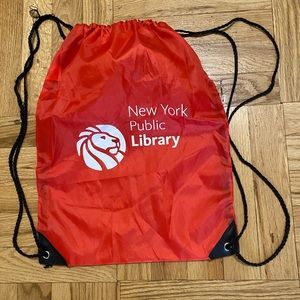 New York Public Library Red Backpack.